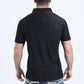 Men's Cotton Modern Fit Stretch Black Polo