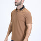 Men's Cotton Modern Fit Stretch Camel Polo