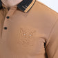 Men's Cotton Modern Fit Stretch Camel Polo