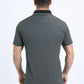 Men's Cotton Modern Fit Stretch Grey Polo