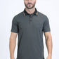 Men's Cotton Modern Fit Stretch Grey Polo