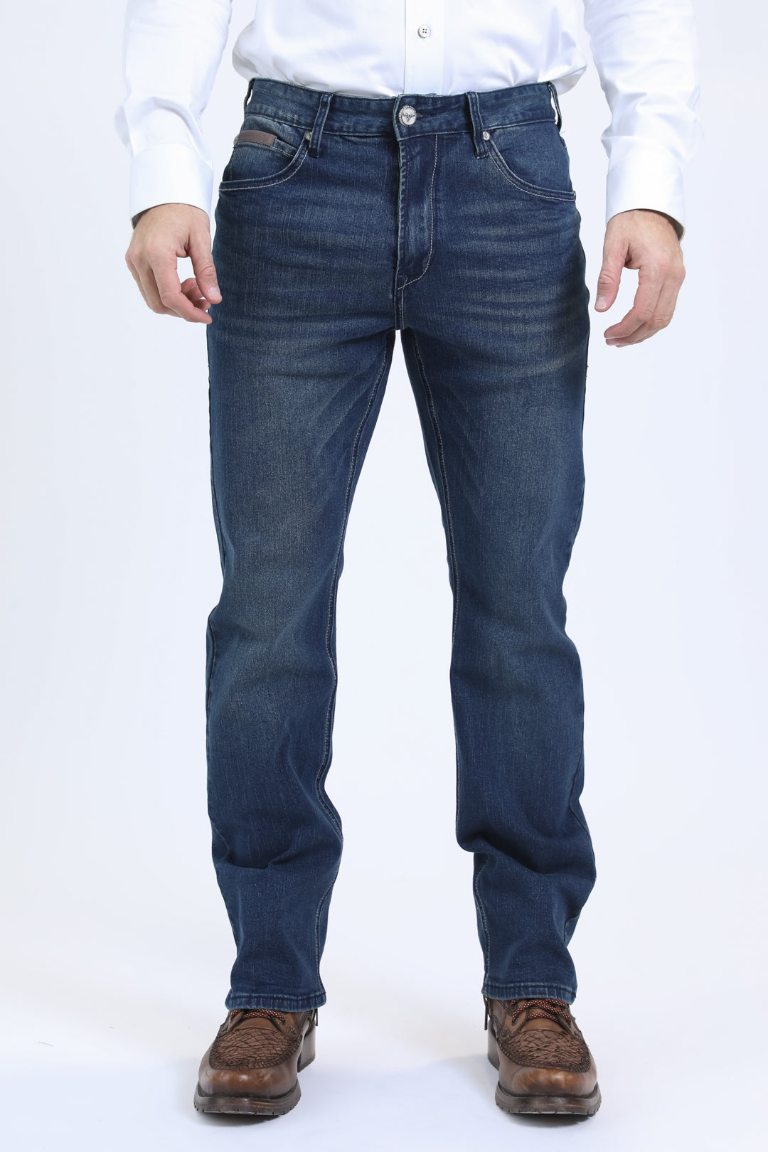 Holt Men's Dark Blue Boot Cut Jeans