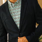 dark charcoal western sport coat with elbow patch men platini detail
