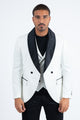 Double Breasted Tuxedo Blazer & Vest
