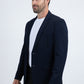 Men's Double Button Western Navy Blazer