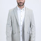 Men's Double Button Western Sage Blazer