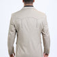 Men's Double Button Western Taupe Blazer