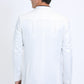 Men's Double Button Western White Blazer