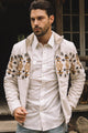 Aztec Quilted Fur-Lined Jacket