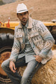 Aztec Quilted Twill Jacket