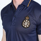 navy royal crest polo side platini
