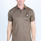 beige royal crest polo lifestyle platini