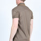 beige royal crest polo side platini