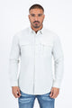 Men's Fishing Off White Long Sleeve Shirt