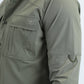 olive performance fishing long sleeve shirt platini