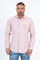 Men's Fishing Pink Long Sleeve Shirt