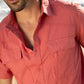 Men's Fishing Salmon Short Sleeve Shirt