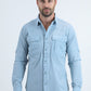 sky blue performance fishing long sleeve shirt platini