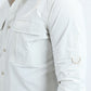 stone performance fishing long sleeve shirt platini