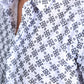 Men's Flocked Style Modern Fit Spandex White Shirt