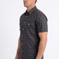 navy floral short sleeve shirt men platini detail