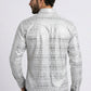 white foil western shirt men platini back