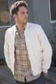 Fur-Lined Quilted Faux Suede Coat