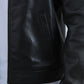 Mens Genuine Leather Black Jacket
