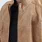Mens Genuine Leather Pug Jacket