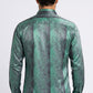 green gradient paisley foil shirt men platini side
