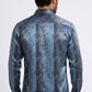 teal gradient paisley foil shirt men platini side