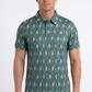 green full aztec diamond polo men platini front