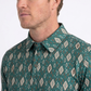 green full aztec diamond polo men platini side