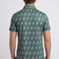 green full aztec diamond polo men platini back