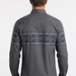gray aztec band western shirt men platini detail