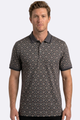 Floral Medallion Print Polo