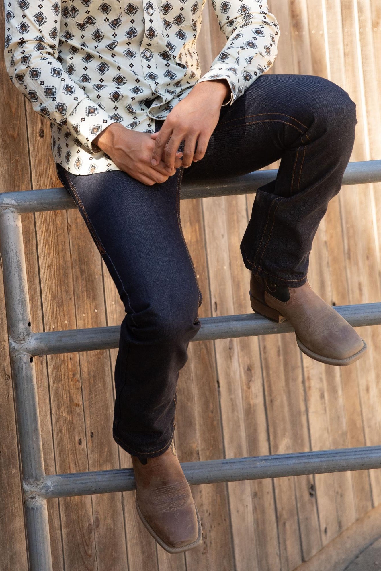 Holt Men's Blue Boot Cut Jeans