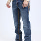 Holt Men's Blue Slim Boot Cut Jeans