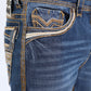 Holt Men's Blue Slim Boot Cut Jeans