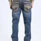 Holt Men's Blue Slim Boot Cut Jeans