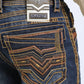 Holt Men's Dark Stone Slim Boot Cut Jeans