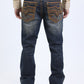 Holt Men's Dark Stone Slim Boot Cut Jeans