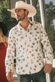 Botanical Leaf Jacquard Shirt