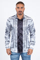 Geometric Baroque Panel Shirt