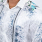 white floral baroque print shirt men detail