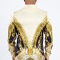 white gold baroque jacquard print shirt men back