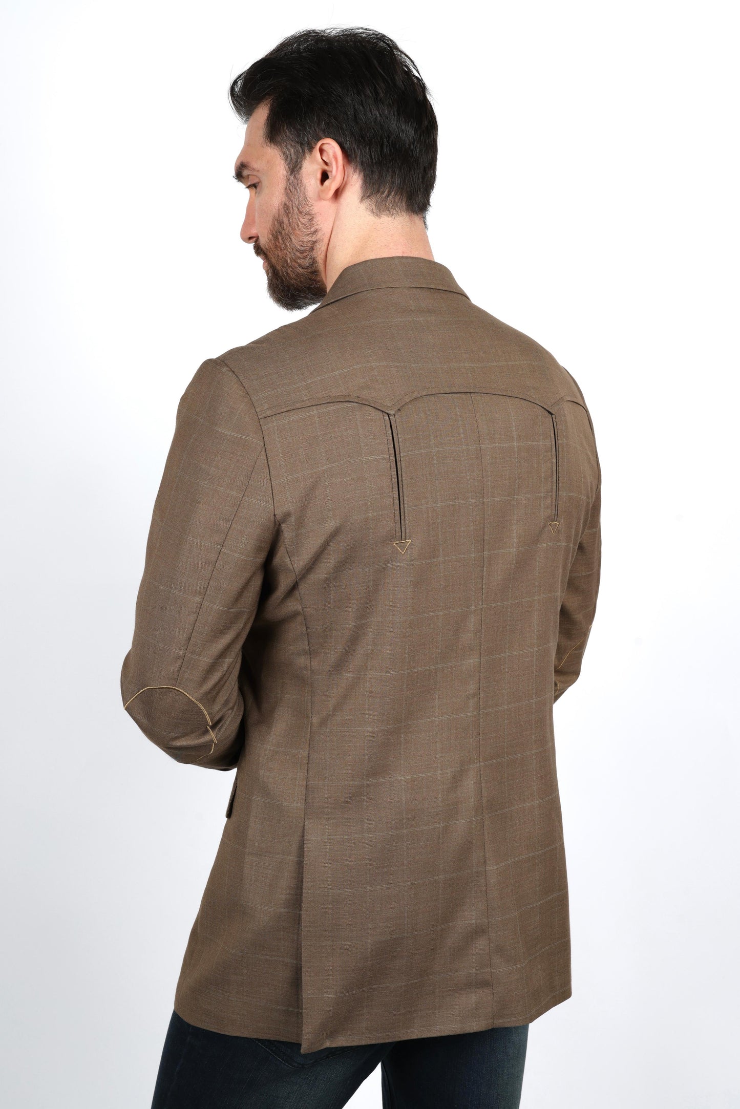 Men's Western Sport Coat with Elbow Patch