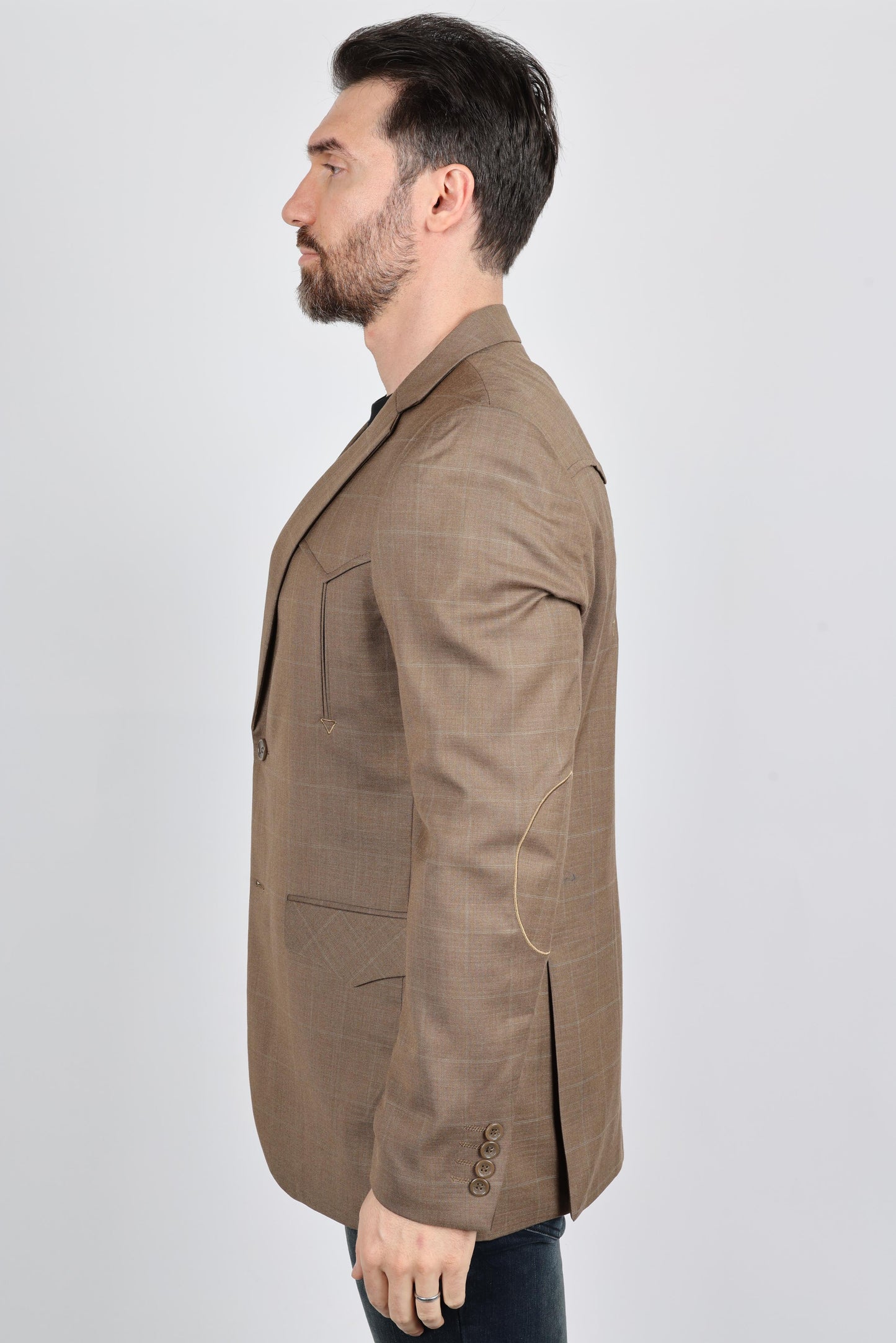 Men's Western Sport Coat with Elbow Patch