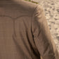 light brown western sport coat with elbow patch men platini back detail