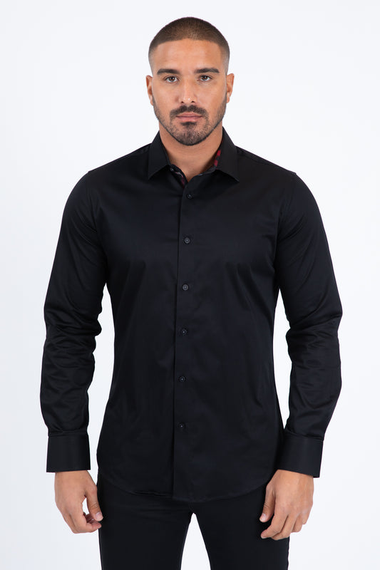 Black Locke Block Check Shirt Men Platini front